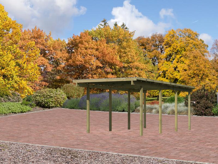 Karibu Einzelcarport ECO 2 Variante A kdi