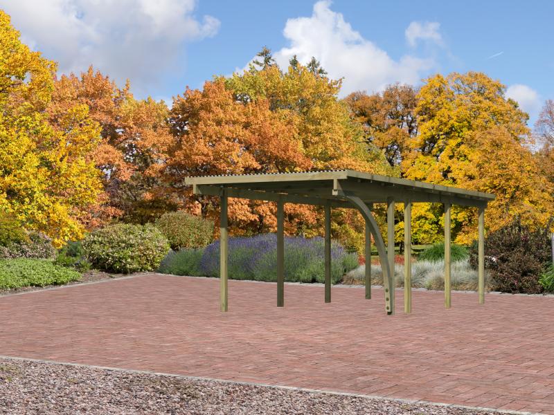 Karibu Einzelcarport ECO 2 Variante C kdi