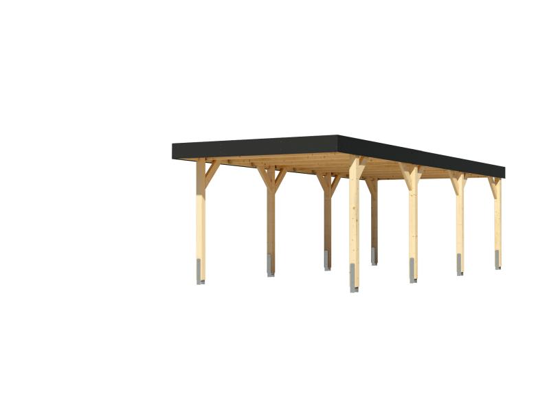 Karibu Einzelcarport Leimholz 2