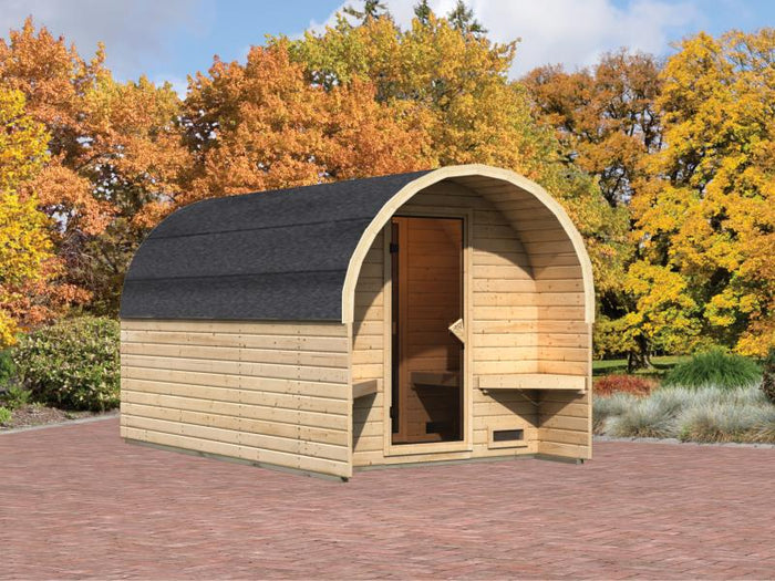 Karibu Fasshaus 3 ohne Saunaofen