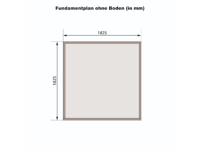 Karibu Gartenhaus Amberg 2 terragrau