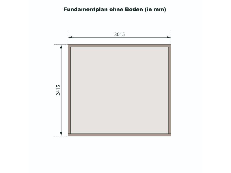 Karibu Gartenhaus Amberg 5 terragrau
