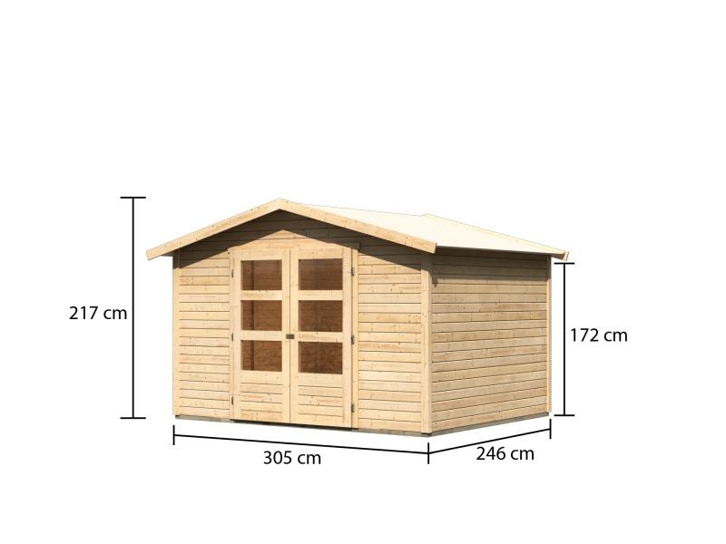 Karibu Gartenhaus Amberg 5