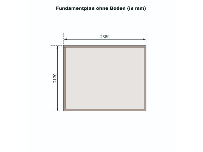 Karibu Gartenhaus Askola 3 terragrau 19 mm