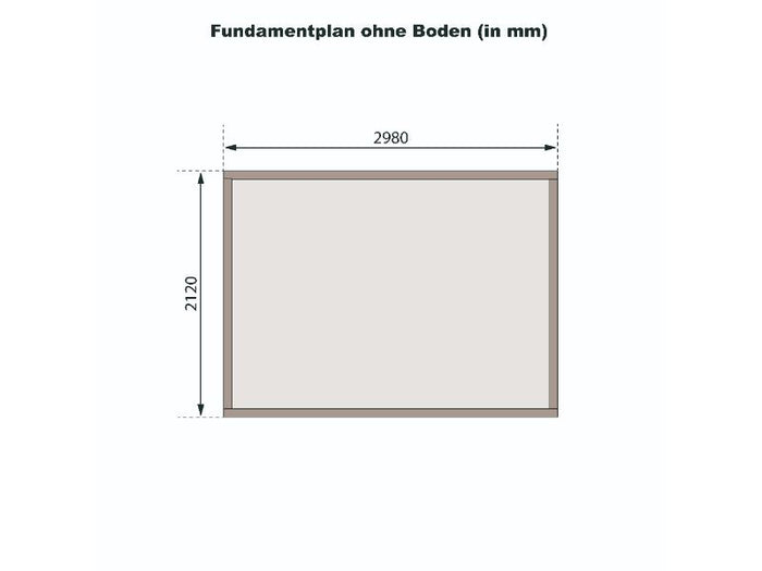 Karibu Gartenhaus Askola 4 natur 19 mm