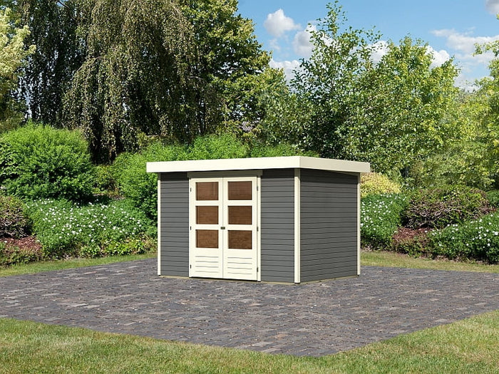 Karibu Gartenhaus Askola 4 terragrau