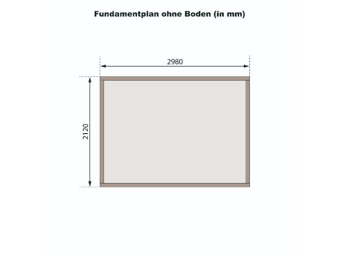 Karibu Gartenhaus Askola 4 terragrau