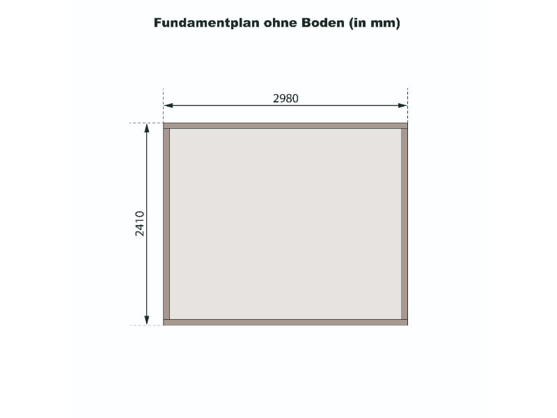 Karibu Gartenhaus Askola 5 natur 19 mm