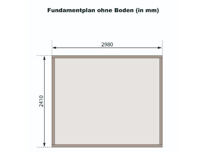 Karibu Gartenhaus Askola 5 terragrau 19 mm