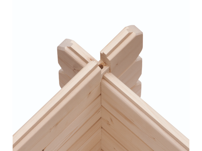 Karibu Gartenhaus Bastrup 2 natur