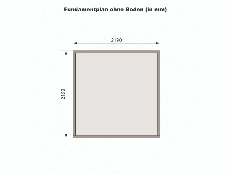 Karibu Gartenhaus Bastrup 2 natur
