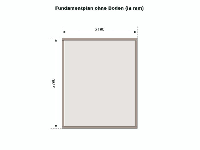 Karibu Gartenhaus Bastrup 4 natur