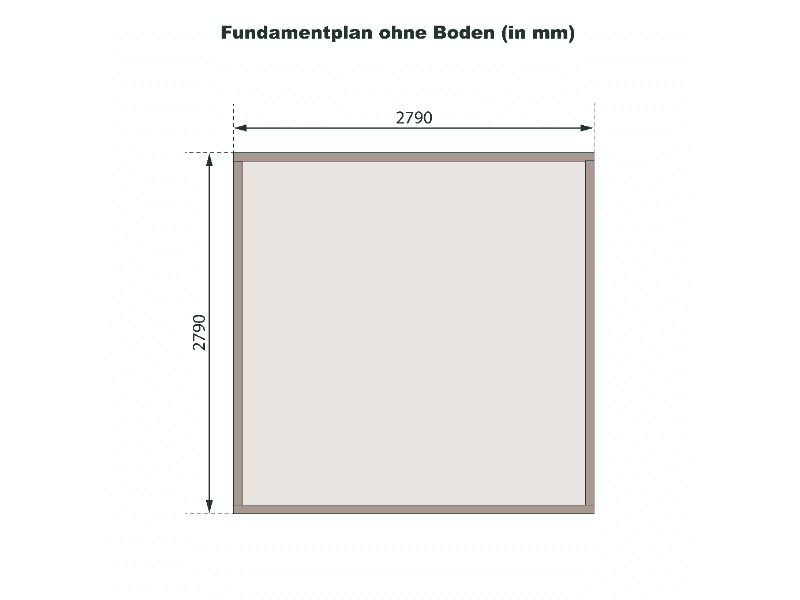 Karibu Gartenhaus Bastrup 5 natur