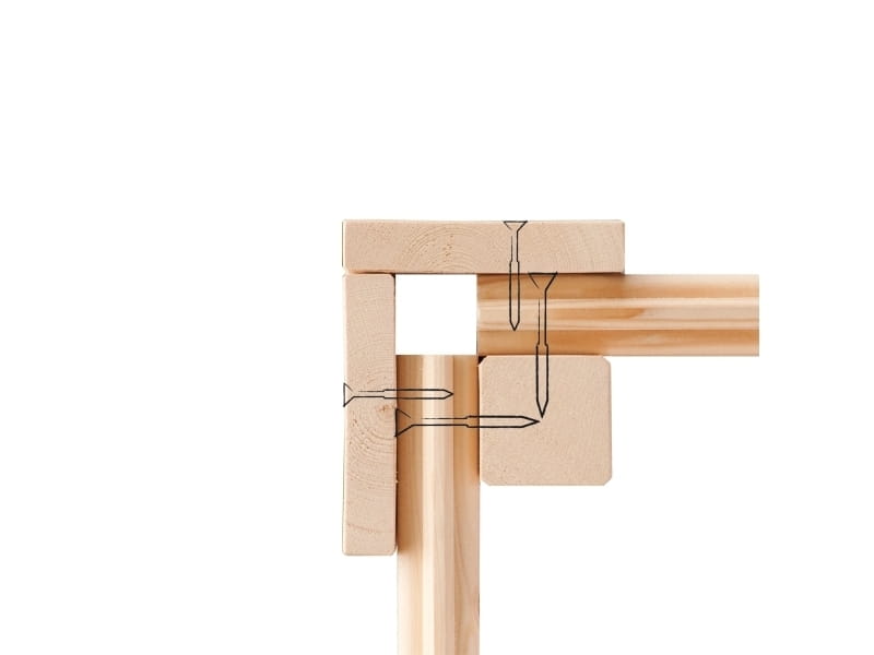 Karibu Gartenhaus Kandern 2 terragrau