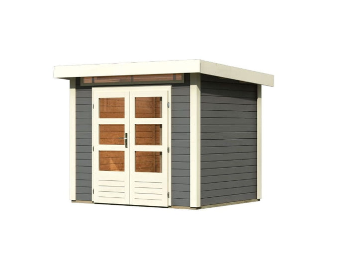 Karibu Gartenhaus Kandern 2 terragrau