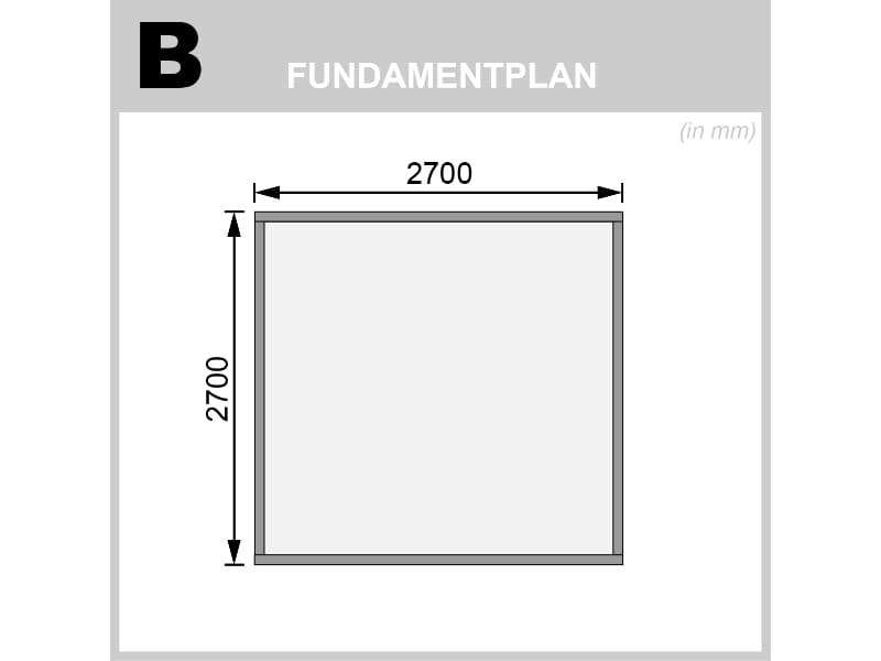 Karibu Gartenhaus Kastorf 6 - 28 mm natur