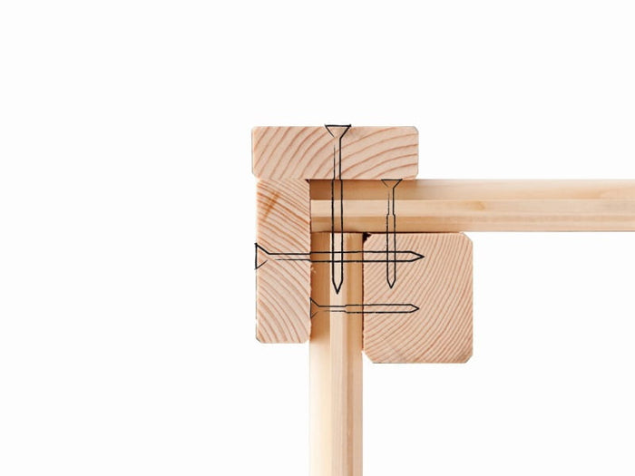 Karibu Gartenhaus Kerko 4 natur 19 mm