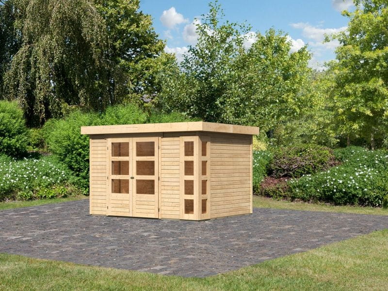 Karibu Gartenhaus Kerko 5 natur 19 mm