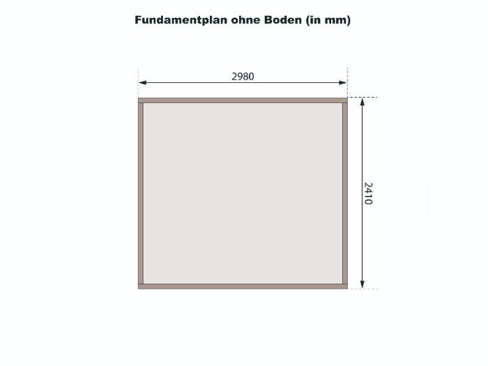 Karibu Gartenhaus Kerko 5 terragrau 19 mm