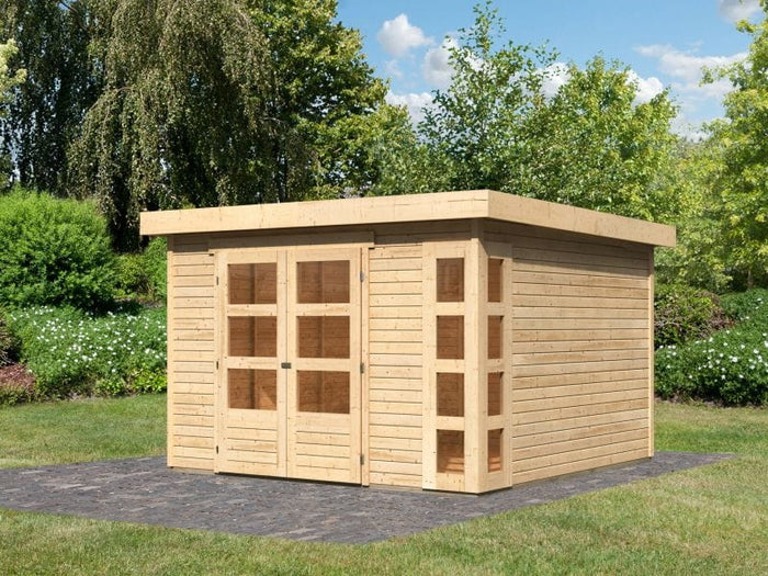 Karibu Gartenhaus Kerko 6 natur 19 mm