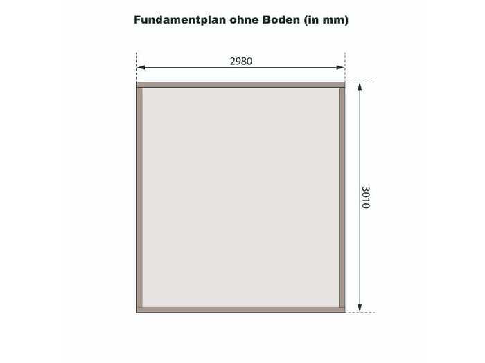Karibu Gartenhaus Kerko 6 natur 19 mm