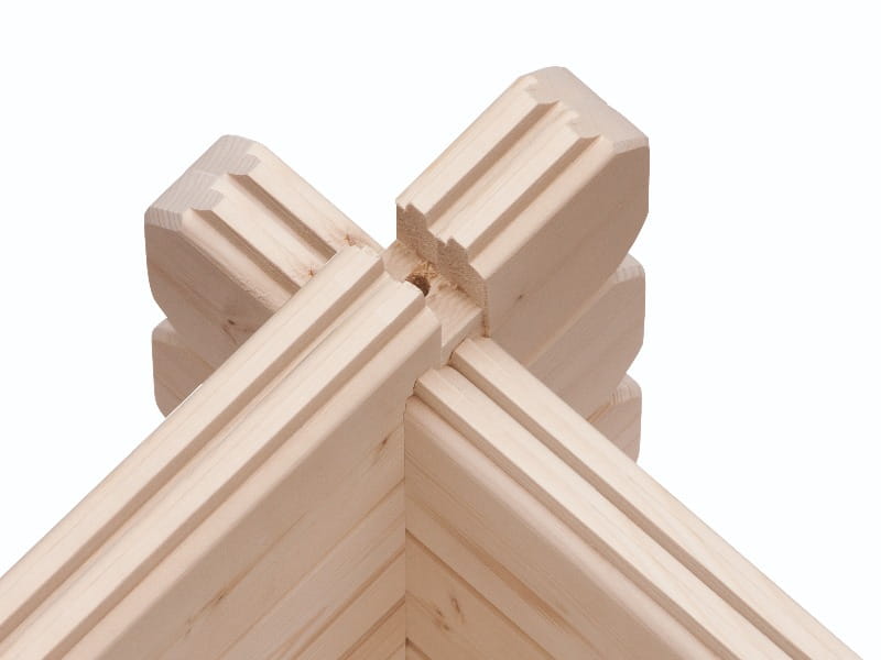 Karibu Gartenhaus Lagor 1 38 mm 2-Raum-Haus