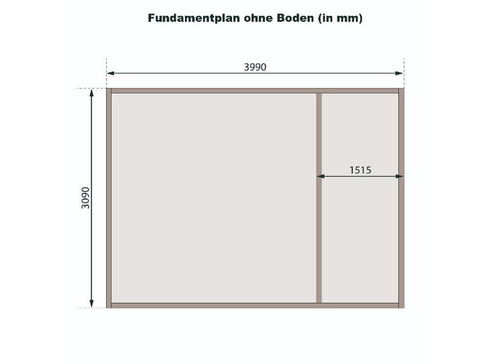 Karibu Gartenhaus Lagor 1 38 mm 2-Raum-Haus