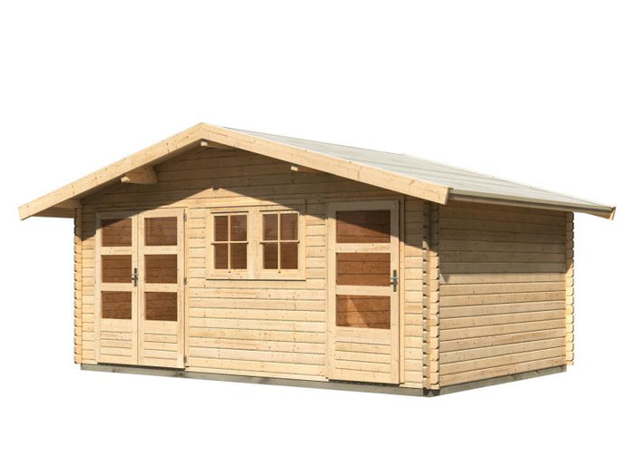 Karibu Gartenhaus Lagor 2 38 mm 2-Raum-Haus