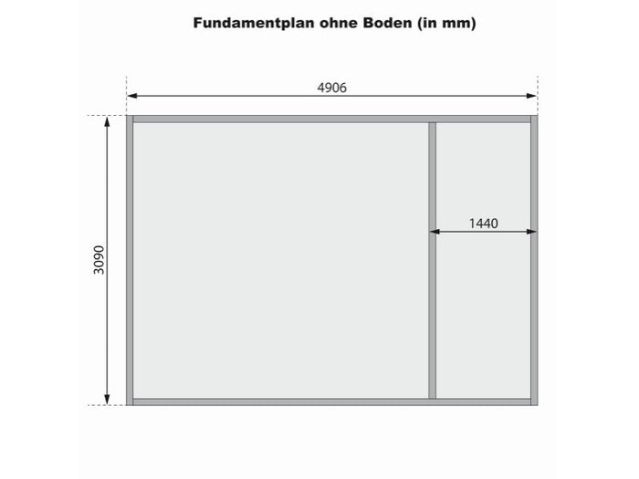 Karibu Gartenhaus Lagor 2 38 mm 2-Raum-Haus