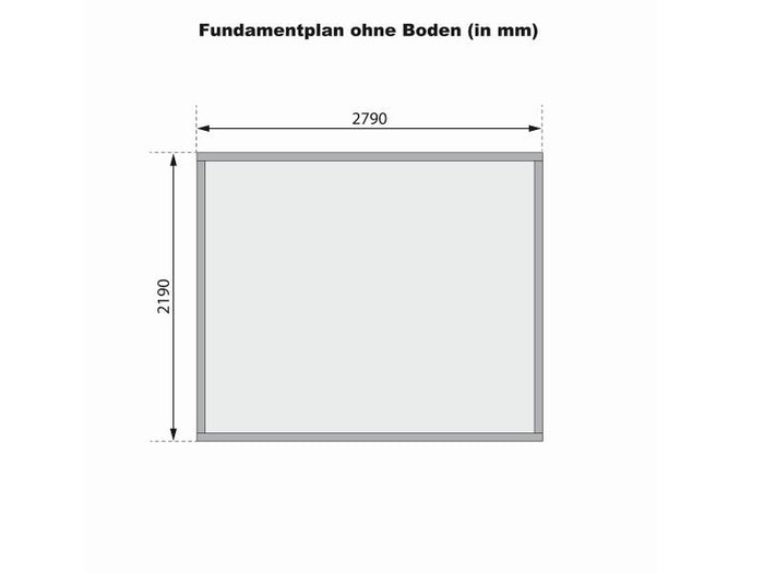 Karibu Gartenhaus Olaf 3 natur, inkl. Doppelflügeltür