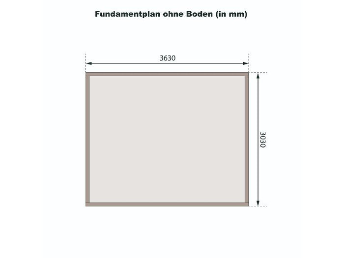 Karibu Gartenhaus Radeburg 2 natur 38 mm