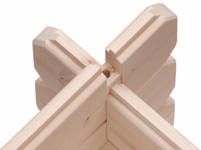 Karibu Gartenhaus Radur 0 28 mm 2-Raum-Haus