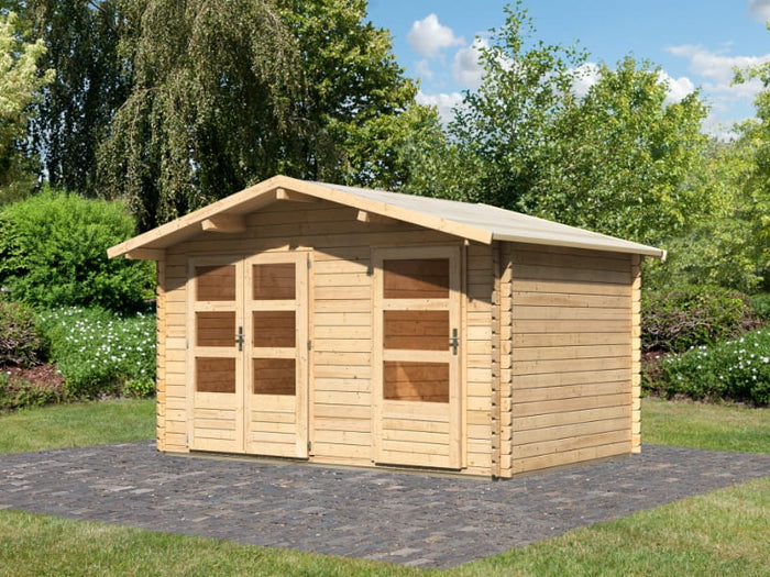 Karibu Gartenhaus Radur 0 28 mm 2-Raum-Haus