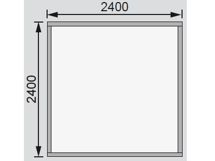 Karibu Gartenhaus Ravenna 1 natur, inkl. Fußboden und Dachschindeln (schwarz)