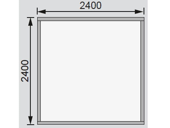 Karibu Gartenhaus Ravenna 1 terragrau, inkl. Fußboden