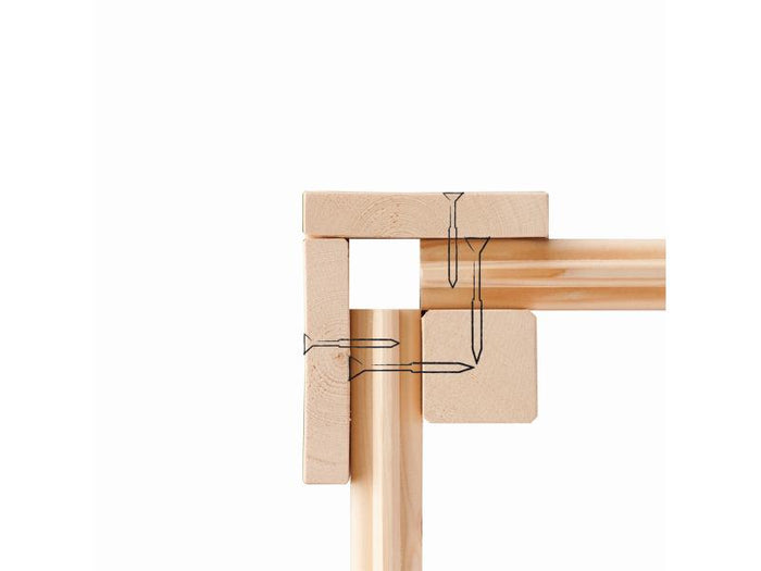 Karibu Gartenhaus Ravenna 1 terragrau, inkl. Fußboden und Dachschindeln (schwarz)