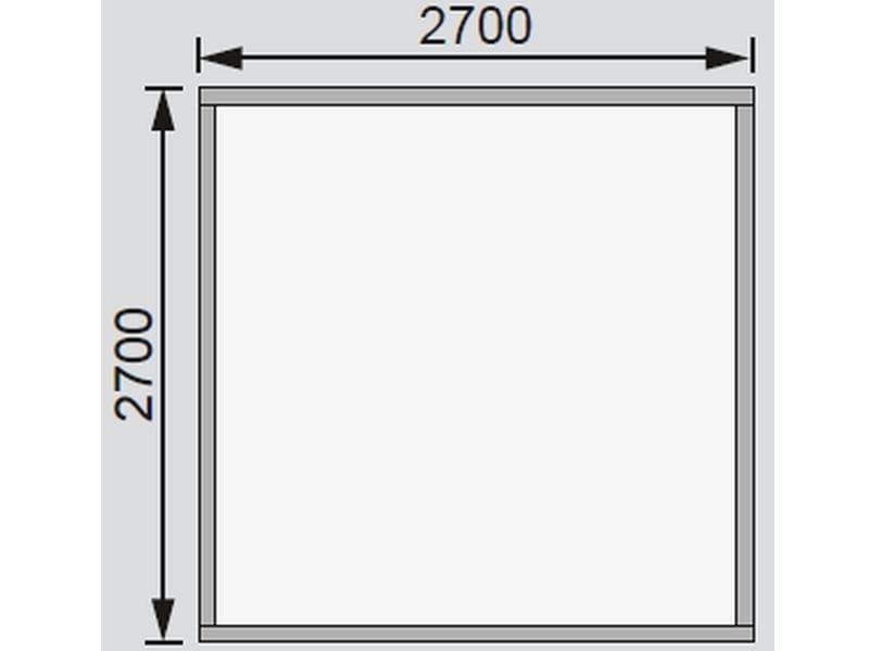 Karibu Gartenhaus Ravenna 2, natur