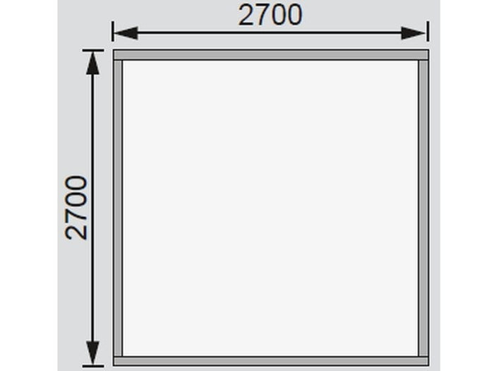 Karibu Gartenhaus Ravenna 2, natur
