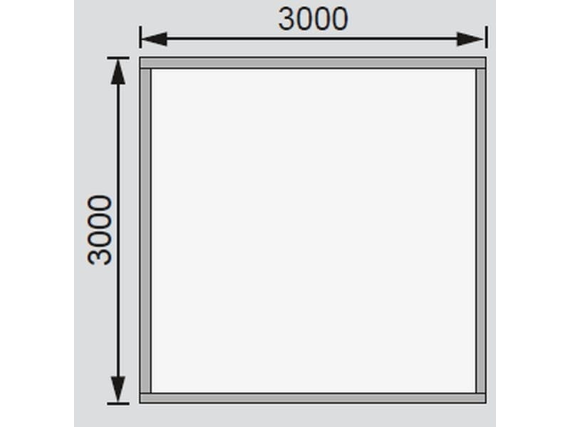 Karibu Gartenhaus Ravenna 3 natur
