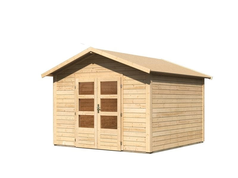 Karibu Gartenhaus Ravenna 3 natur