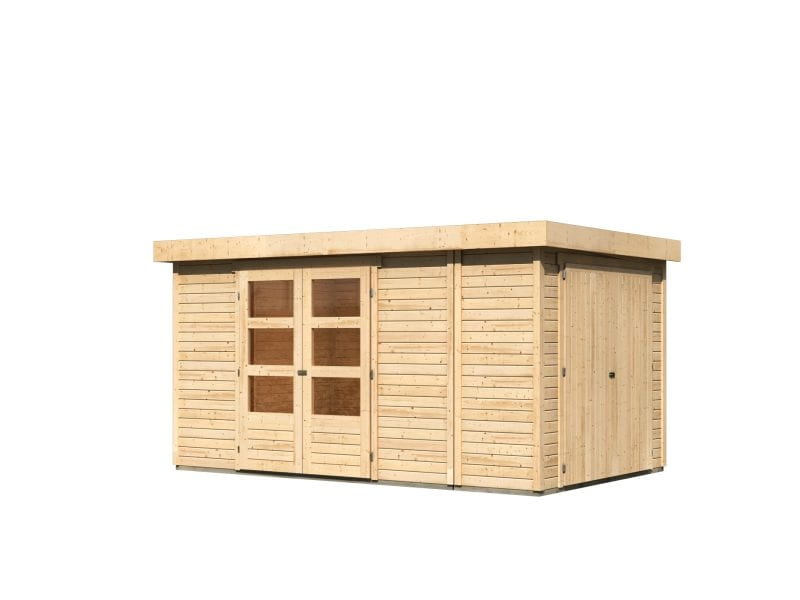 Karibu Gartenhaus Retola 6 inkl. Anbauschrank