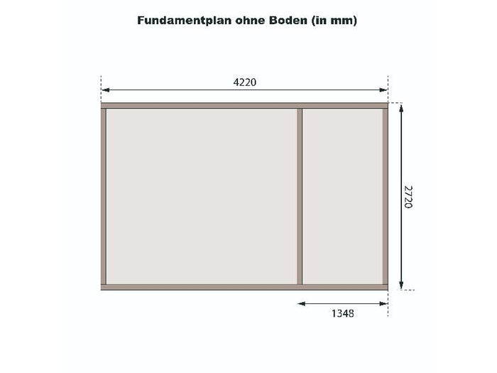 Karibu Gartenhaus Schönbuch 2 38 mm 2-Raum-Haus