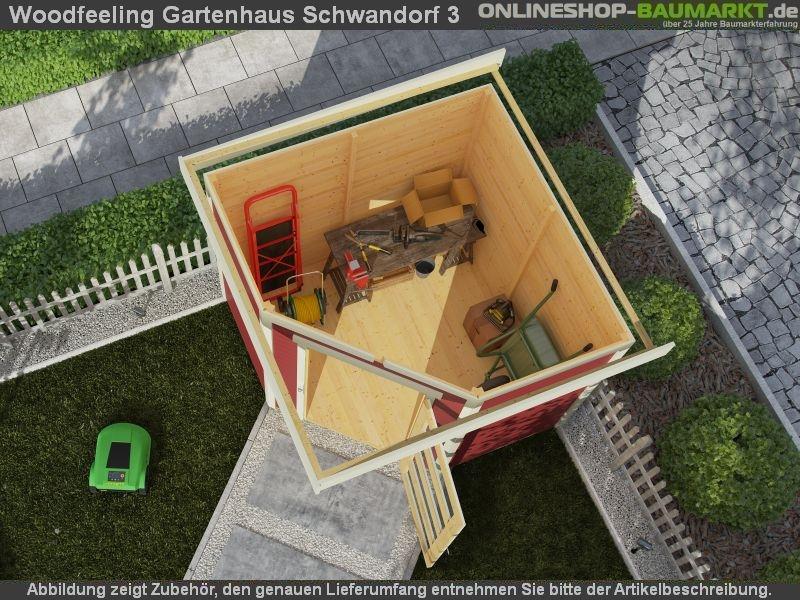 Karibu Gartenhaus Schwandorf 5 natur 19 mm