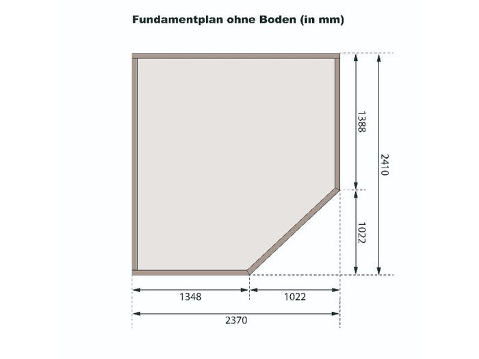 Karibu Gartenhaus Schwandorf 5 natur 19 mm