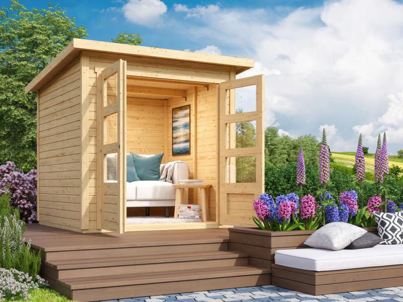 Karibu Gartenhaus Stockach 2 natur