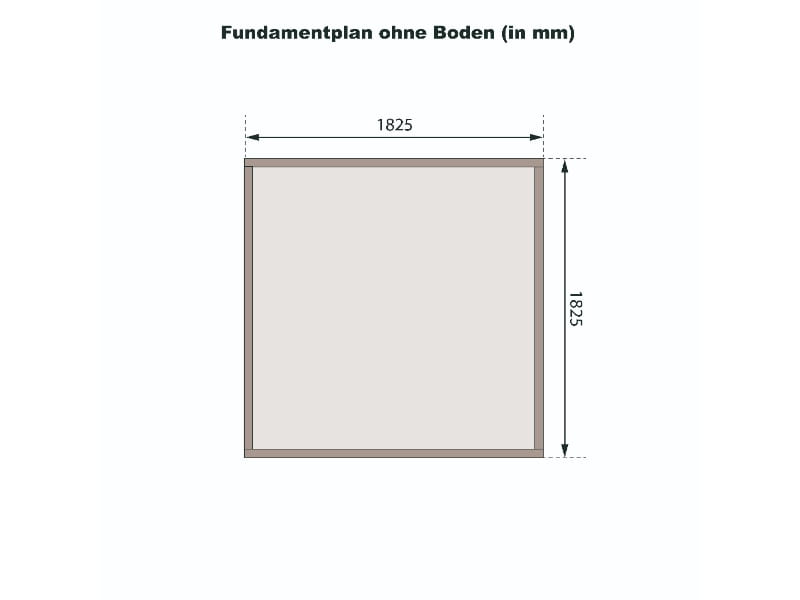 Karibu Gartenhaus Stockach 2 natur