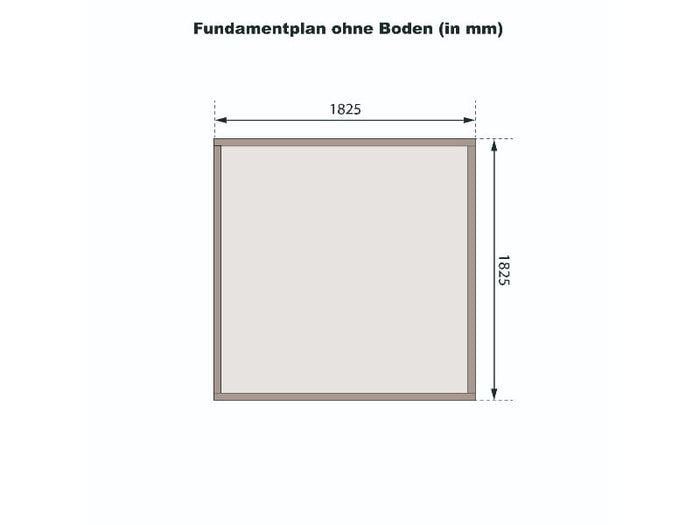 Karibu Gartenhaus Stockach 2 natur