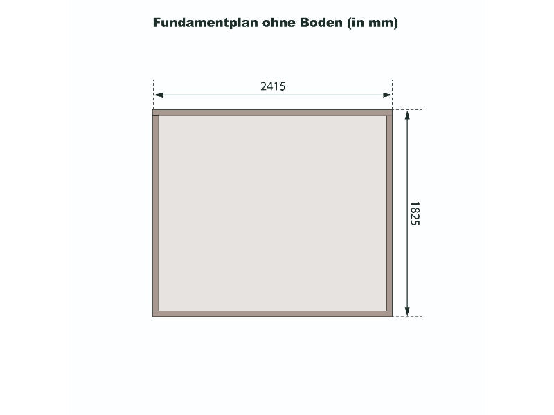 Karibu Gartenhaus Stockach 3 in schwarz