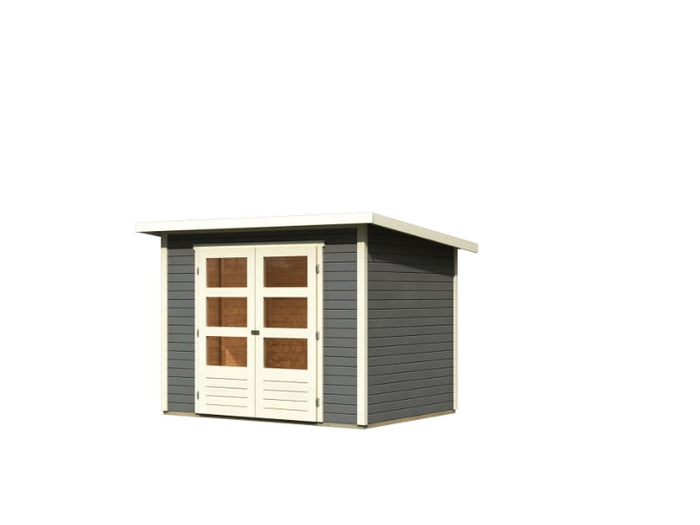 Karibu Gartenhaus Stockach 3 in terragrau