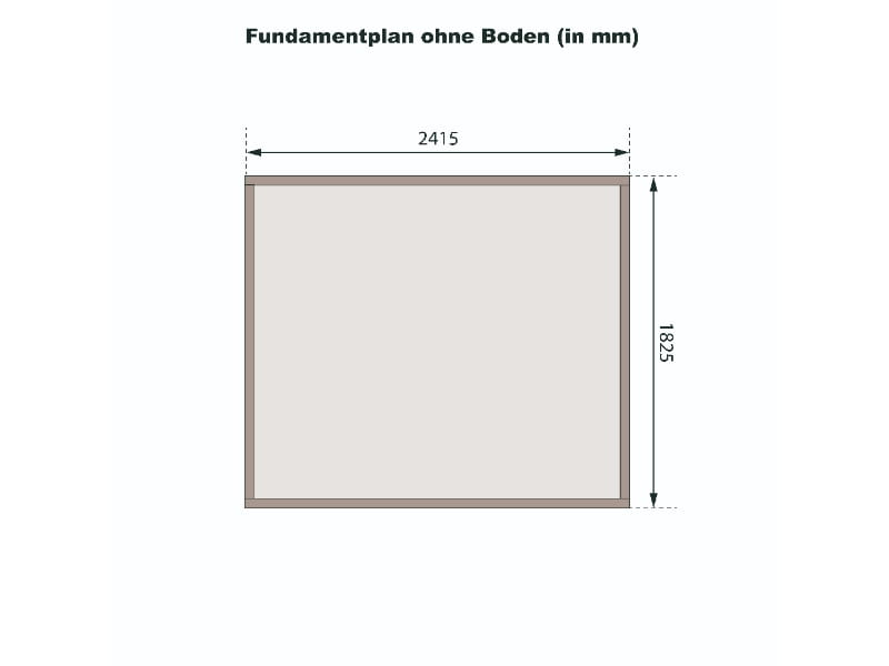 Karibu Gartenhaus Stockach 3 in terragrau